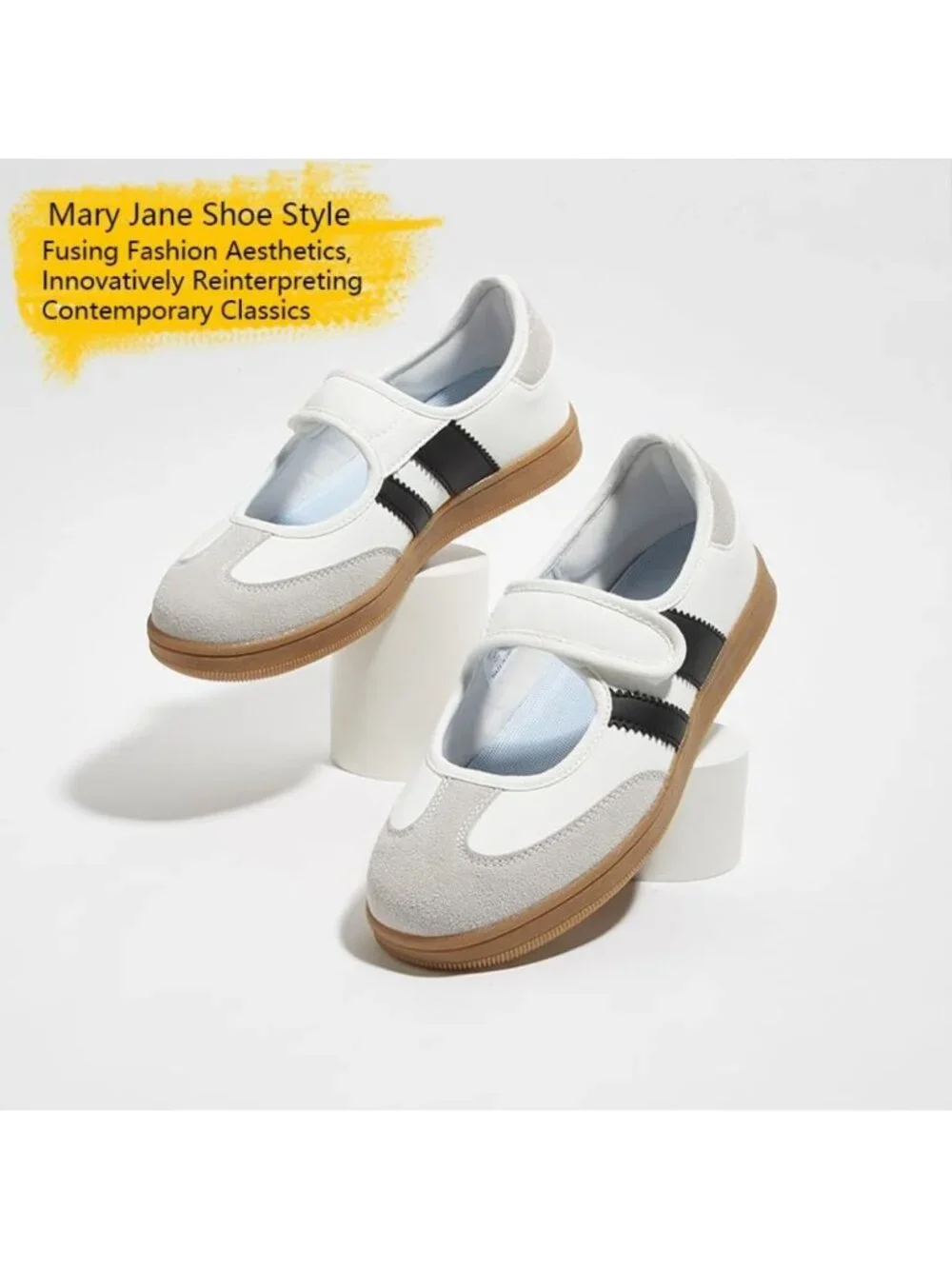 Stylish Women's Slip-On Retro Sneakers - Soft Sole Casual Loafers & Skate Shoes
